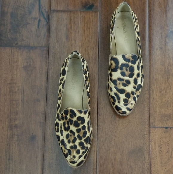 MADEWELL The "Frances" Loafer in Leopard Calf Hair - Size 7.5 - Picture 9 of 12